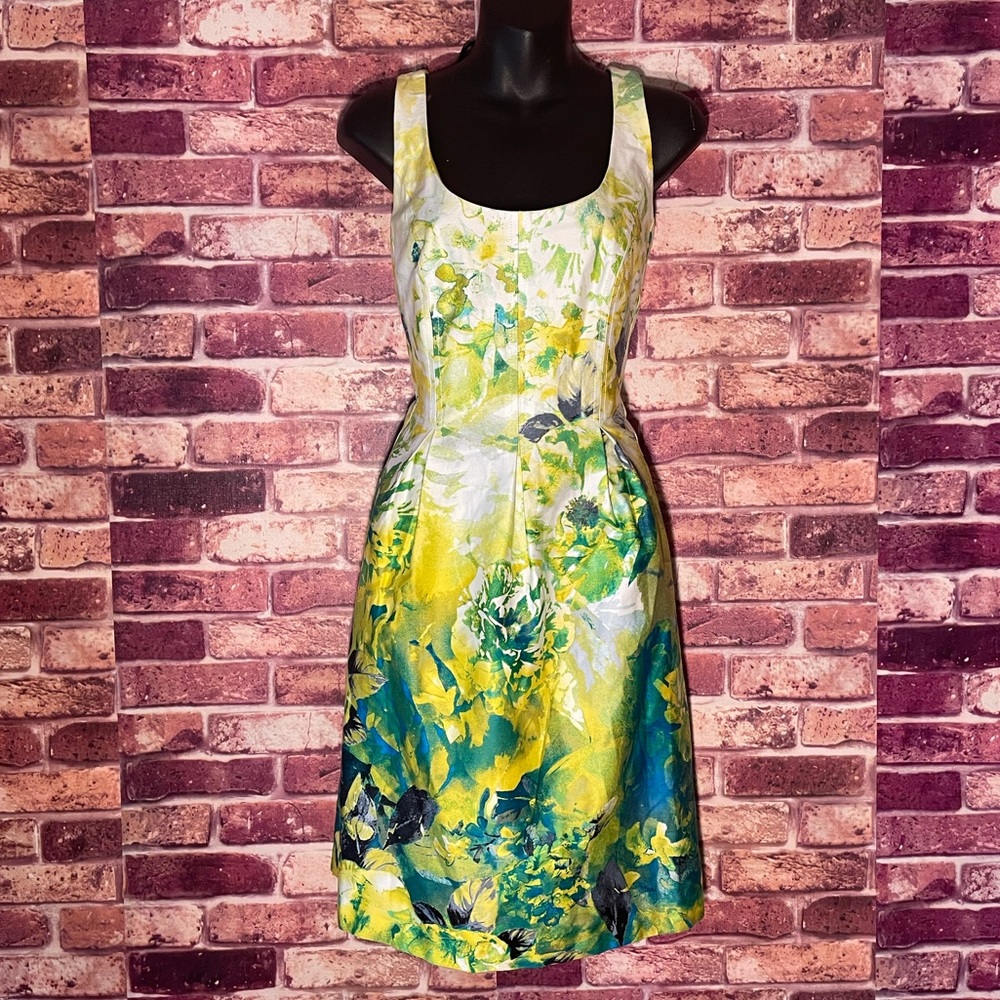 Floral Nine West MIDI Dress